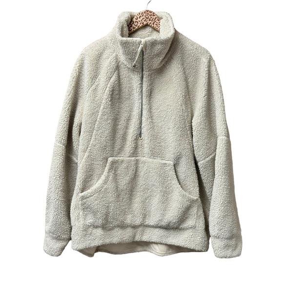 lululemon athletica Cream Sherpa Hoodie - Picture 1 of 14